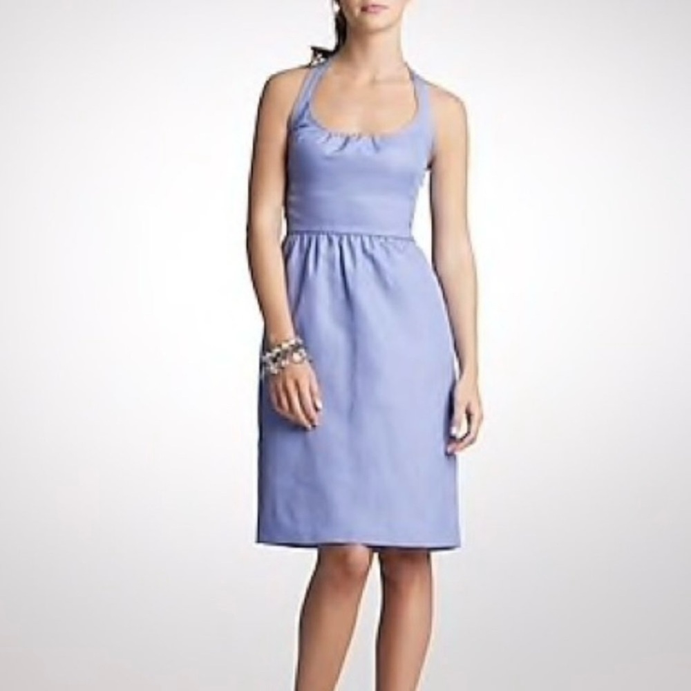 J. Crew Lilac Halter Midi Dress